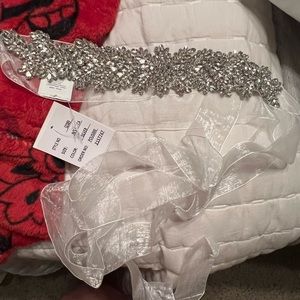 David’s Bridal wedding sash